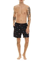 Diving Into Dreams Joe Embroidered Swim Trunks