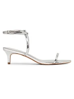 Sherry 50MM Metallic Leather Sandals