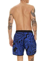 Diving Into Dreams Liam Abstract Swim Trunks