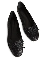 Arissa Woven Leather Flats