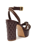 Kathleen 101MM Leather Platform Sandals