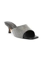 Dethalia 65MM Crystal-Embellished Sandals