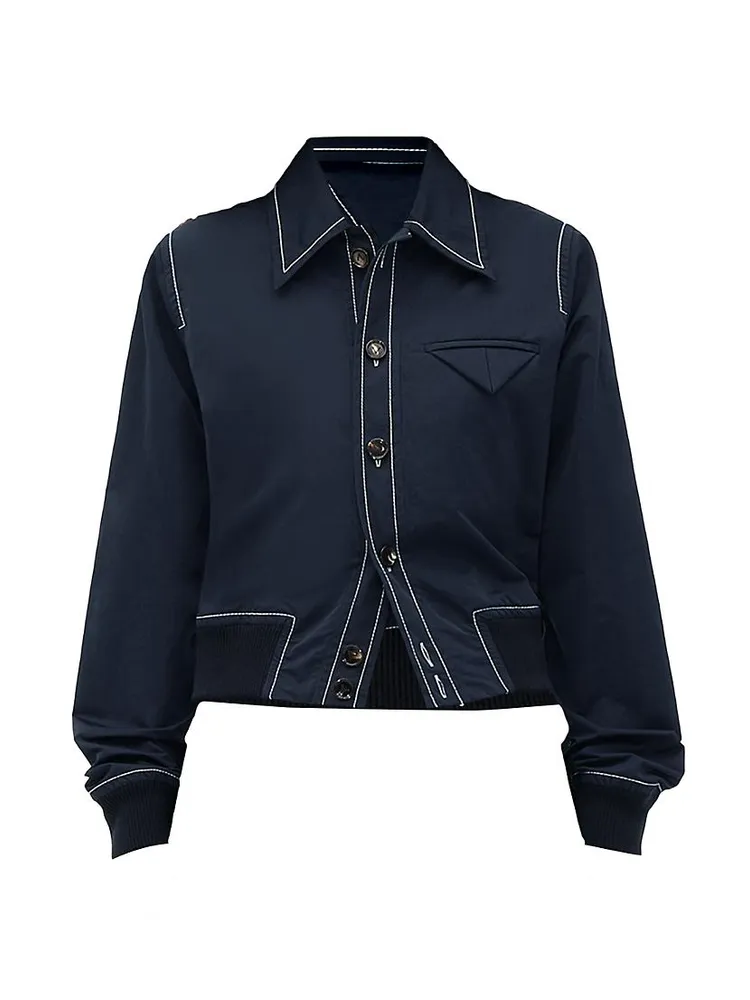 Harrington Crop Bomber Jacket