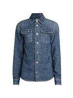 Denim Print Woven Shirt