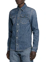 Denim Print Woven Shirt