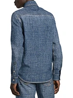 Denim Print Woven Shirt