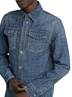 Denim Print Woven Shirt