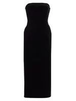 Elizabeth Strapless Midi-Dress