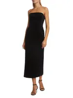 Elizabeth Strapless Midi-Dress