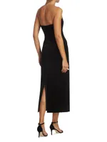 Elizabeth Strapless Midi-Dress