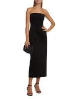 Elizabeth Strapless Midi-Dress