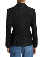 Chelsea Metallic Tweed Blazer