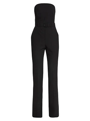 Kate Strapless Belted Jumpsuit