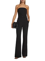 Kate Strapless Belted Jumpsuit