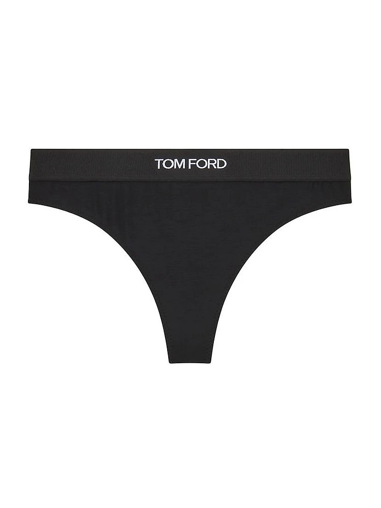 Signature Logo Thong