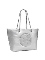 Ella Metallic Logo Tote Bag
