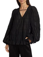 Evelina Ruched Blouse