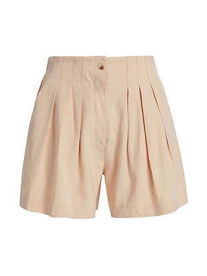 Ofer Pleated Shorts