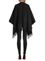 Double-Face Wool-Cashmere Cape