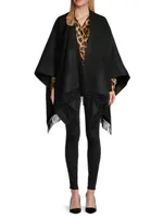 Double-Face Wool-Cashmere Cape