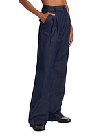 Favorite Wide-Leg Pleated Pants