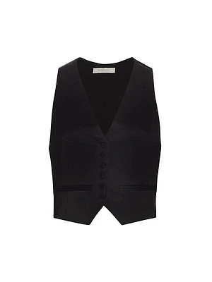 Favorite Tailored Satin Vest