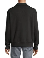 Ribbed Quarter-Zip Sweater