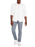 Cotton-Blend Button-Front Shirt