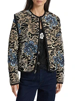 Haley Quilted Velvet Jacket