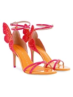 Chiara 100MM Embroidered Butterfly Sandals