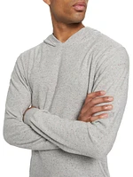 Cotton-Blend Knit Slim-Fit Hoodie