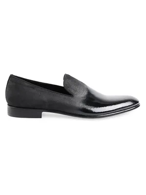 Monet Seude & Patent Leather Loafers