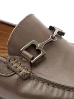 Xander Leather Horsebit Driver Loafers