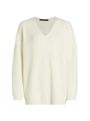 Cabin Cotton-Blend V-Neck Sweater