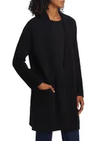 Merino Wool-Blend Sweater Coat