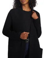 Merino Wool-Blend Sweater Coat