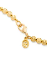 9th And 38th Carnegie 24K Gold-Plated Bead Necklace