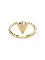 VRAI V 14K Yellow Gold & TCW Lab-Grown Diamond Ring