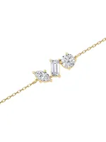 Constellation Orion 14K Yellow Gold & 0.80 TCW Lab-Grown Diamond Bracelet