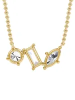 Constellation Orion 14K Yellow Gold & 0.80 TCW Lab-Grown Diamond Cluster Necklace