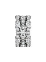 14K Gold & 4.65 TCW Lab-Grown Diamond Triple-Band Ring