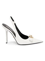 Versace Slingback Patent Leather Pumps