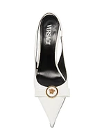 Versace Slingback Patent Leather Pumps