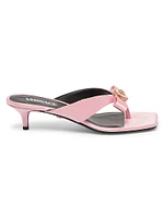 T.45 45MM Bow Satin Sandals