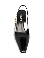 55MM Patent Leather Slingback Pumps