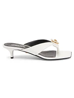 T.45 45MM Medusa Patent Leather Sandals