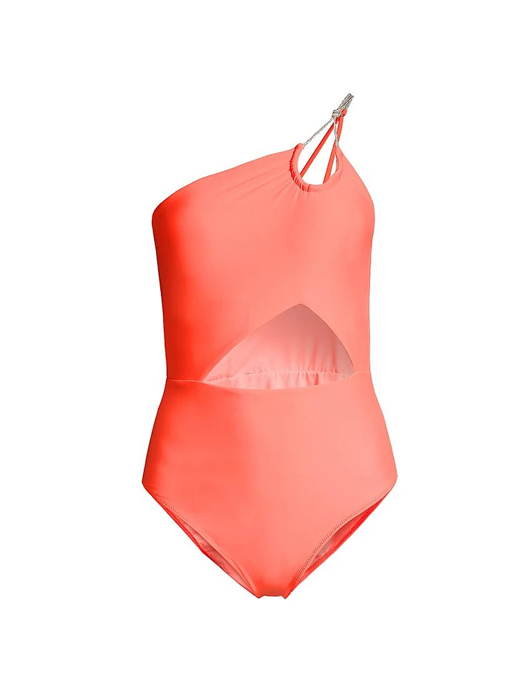 India Asymmetric One-Piece Swimsuit