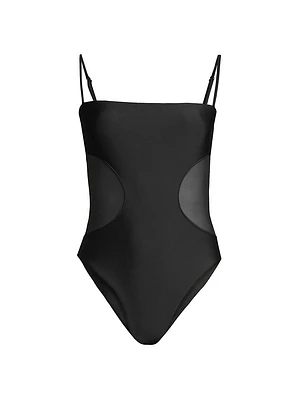 Novalee Mesh-Paneled One-Piece Swimsuit