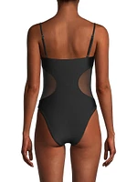 Novalee Mesh-Paneled One-Piece Swimsuit