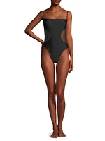 Novalee Mesh-Paneled One-Piece Swimsuit